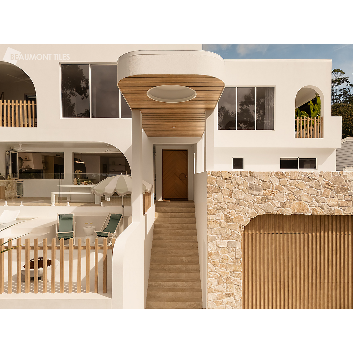 Travertine Crema Microtec Textured Tile