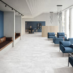 Travertine Cenere Microtec Textured Tile - lifestyle view