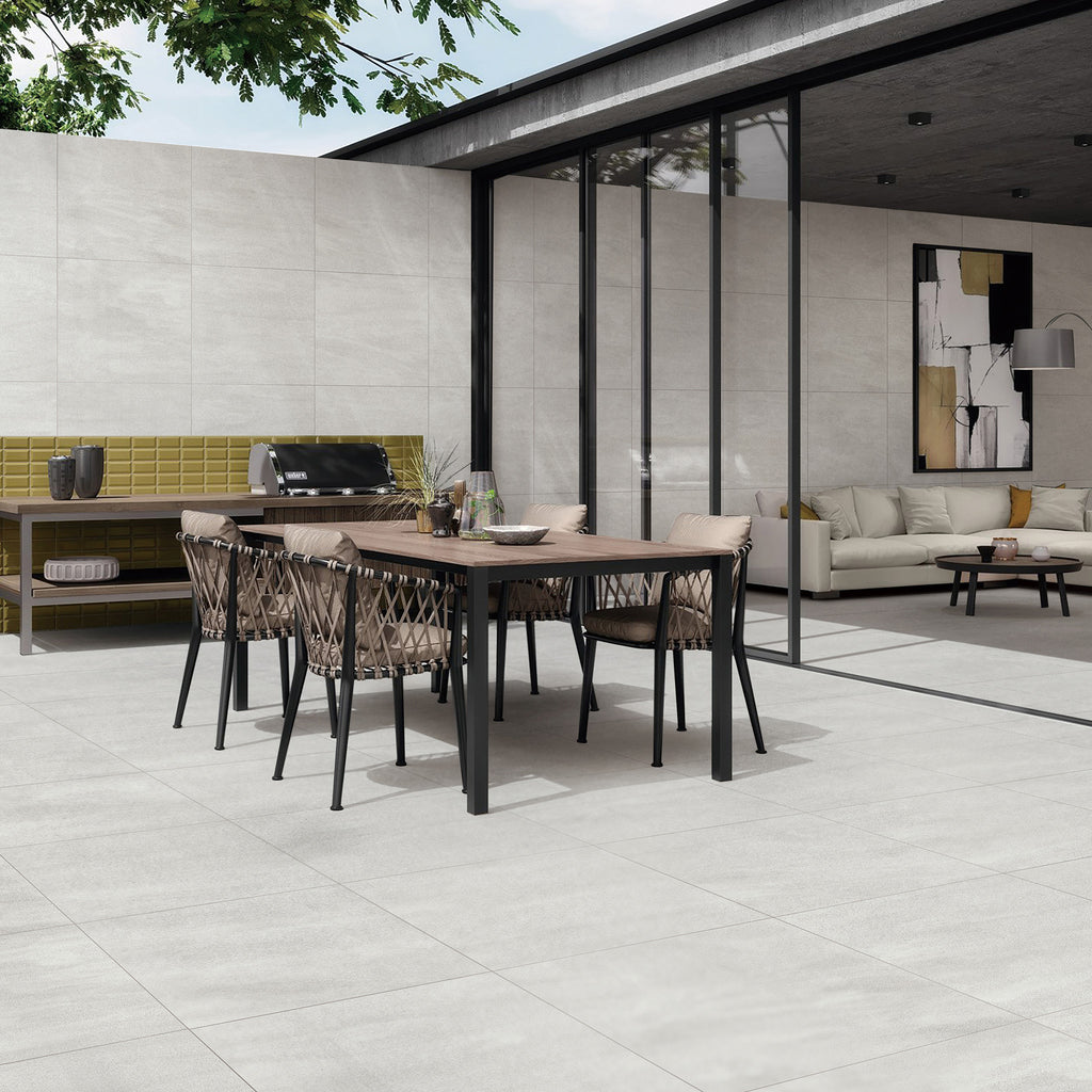 Grey Textured Paver - lifestyle view