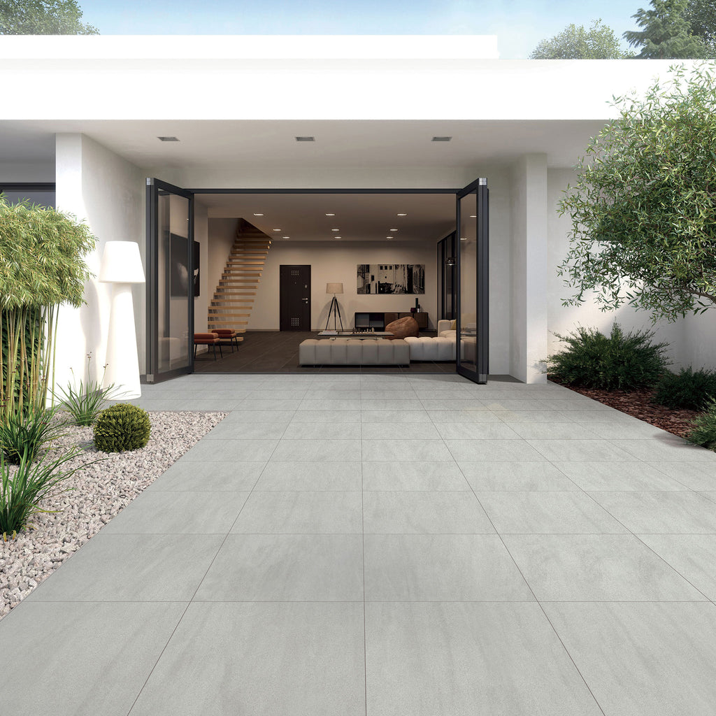 Dark Grey Textured Paver - lifestyle view