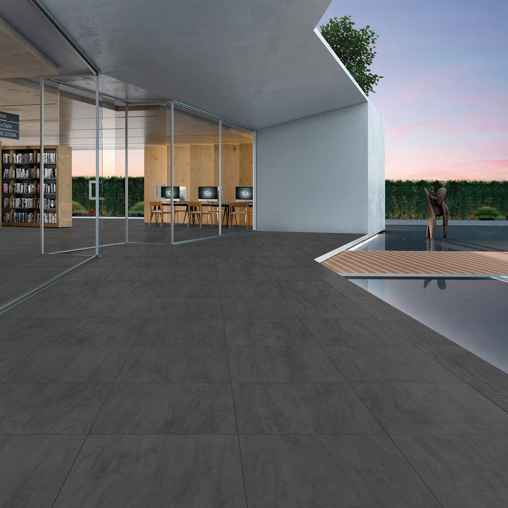 Coal Textured Paver - lifestyle view
