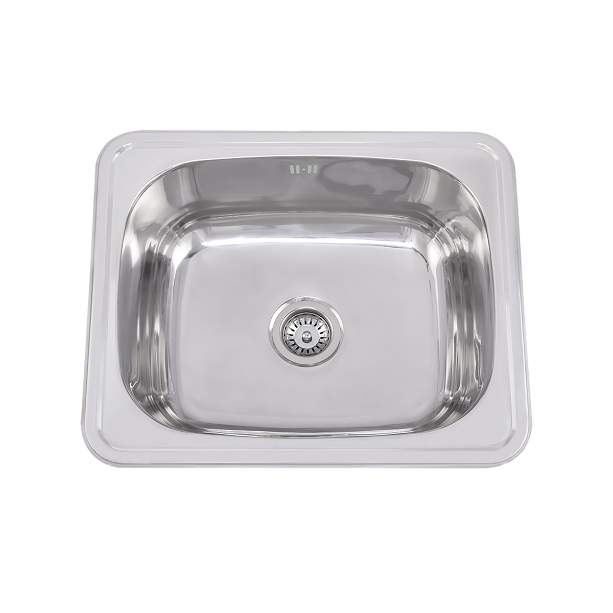 Laundry Insert Trough 610x510 45L Stainless Steel with Overflow