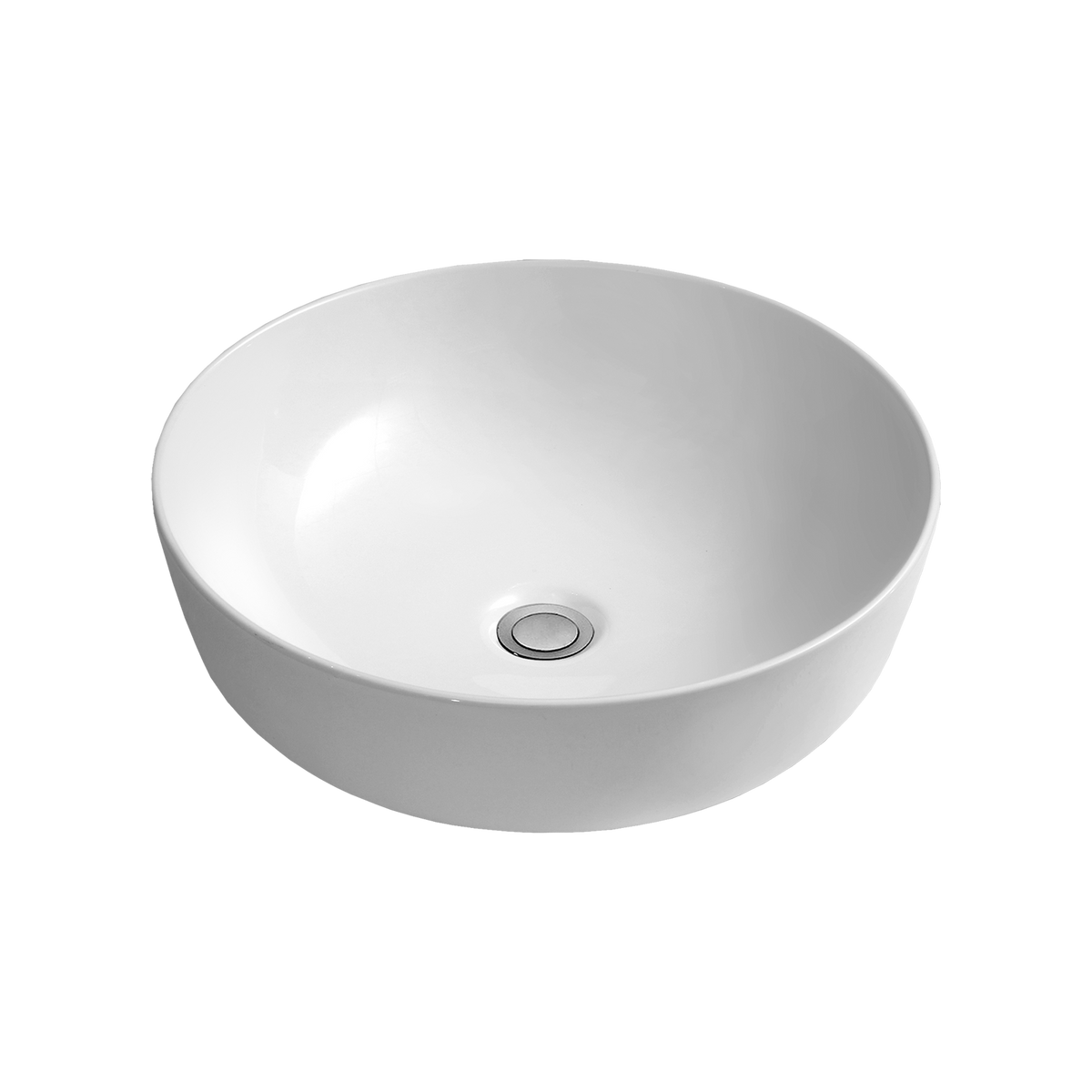 Round Basin NTH Ceramic 410 Gloss White