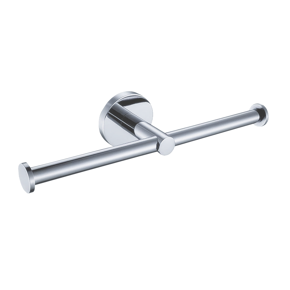 Double Toilet Roll Holder Chrome