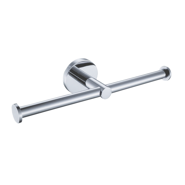 Double Toilet Roll Holder Chrome