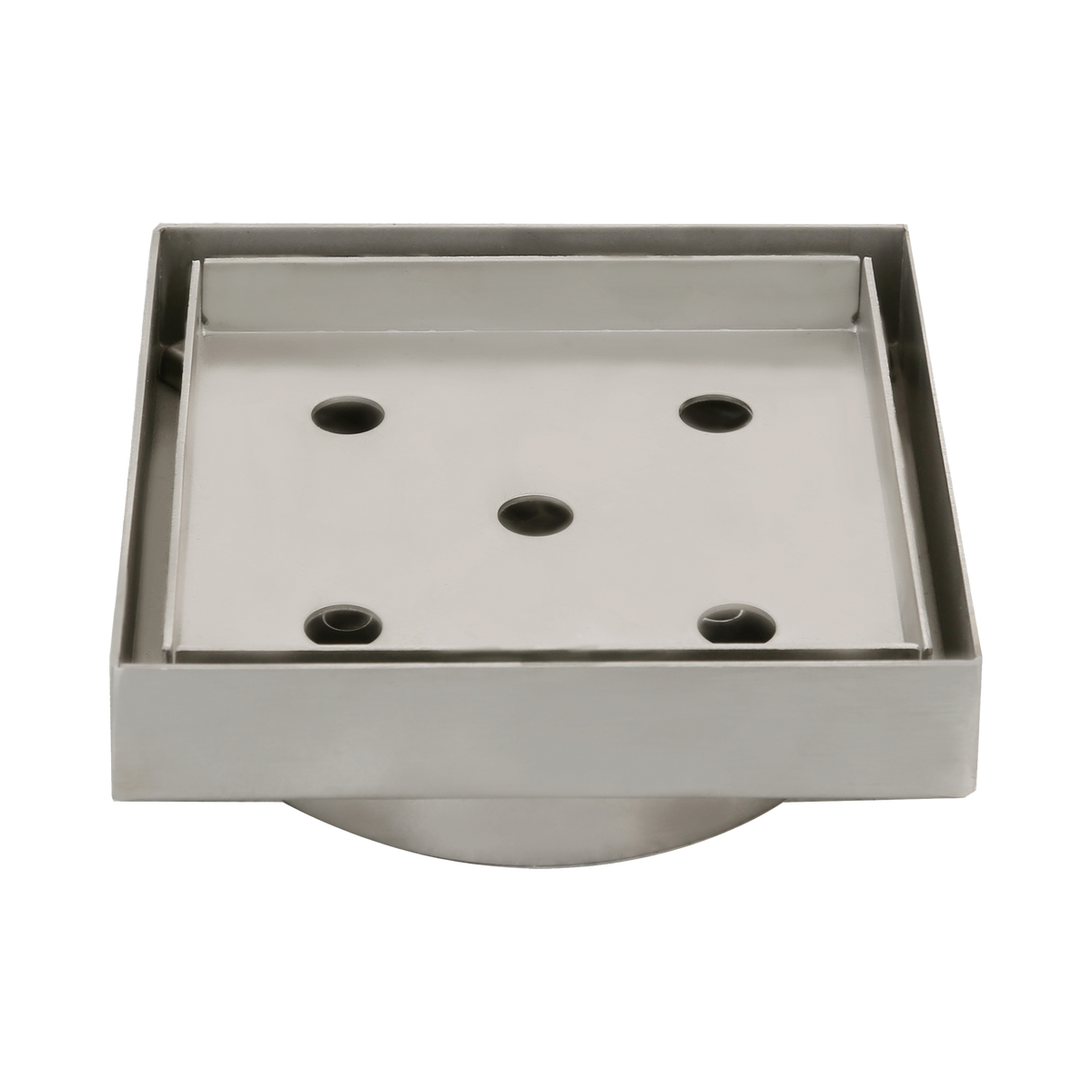 Tile Insert 106 x 106 x 100mm Brushed Nickel
