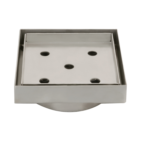 Tile Insert 106 x 106 x 100mm Brushed Nickel