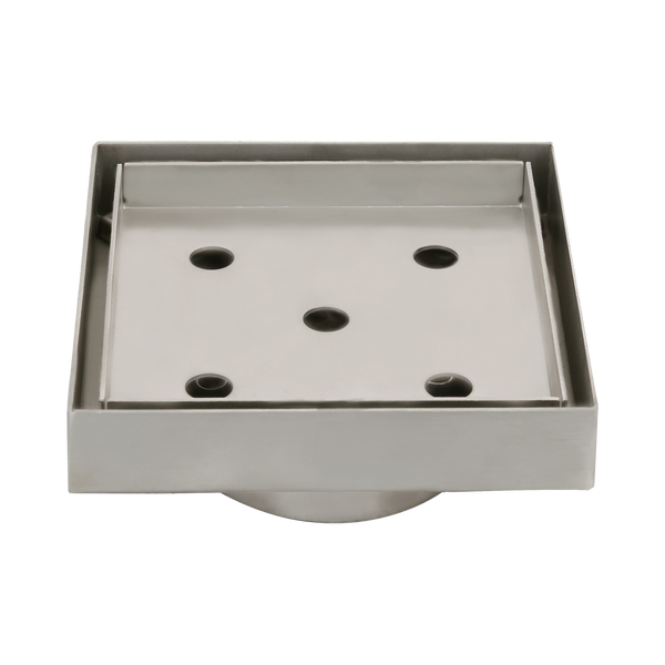Tile Insert 106 x 106 x 80mm Brushed Nickel