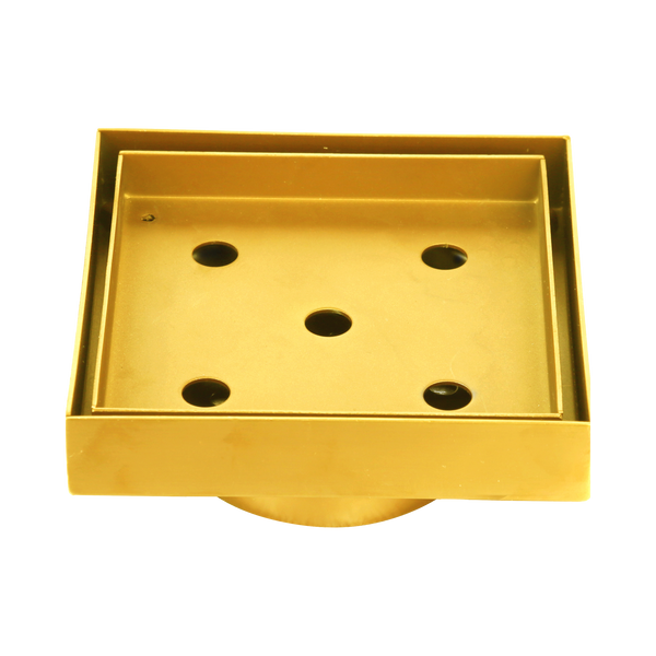 Tile Insert 106 x 106 x 80mm Brushed Gold