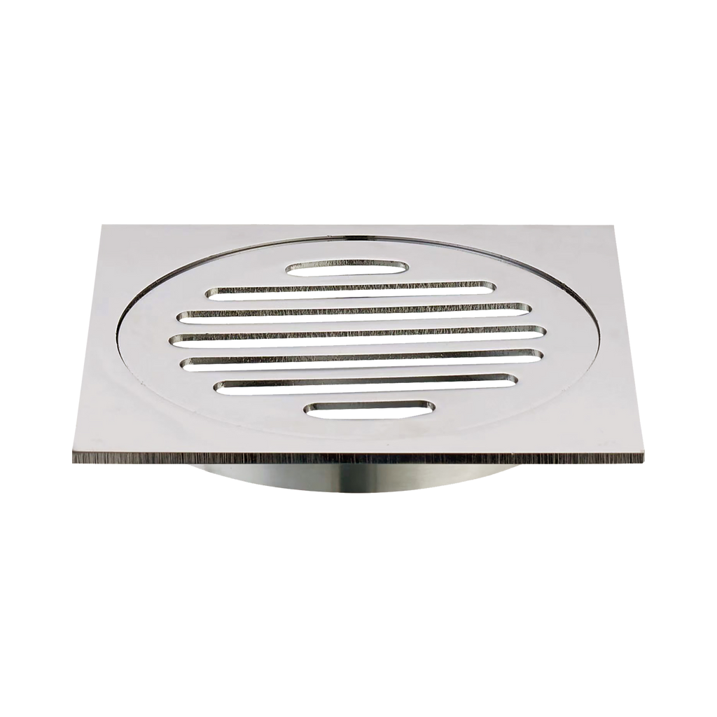 Grate Square 110 x 110 x 100mm Brushed Nickel
