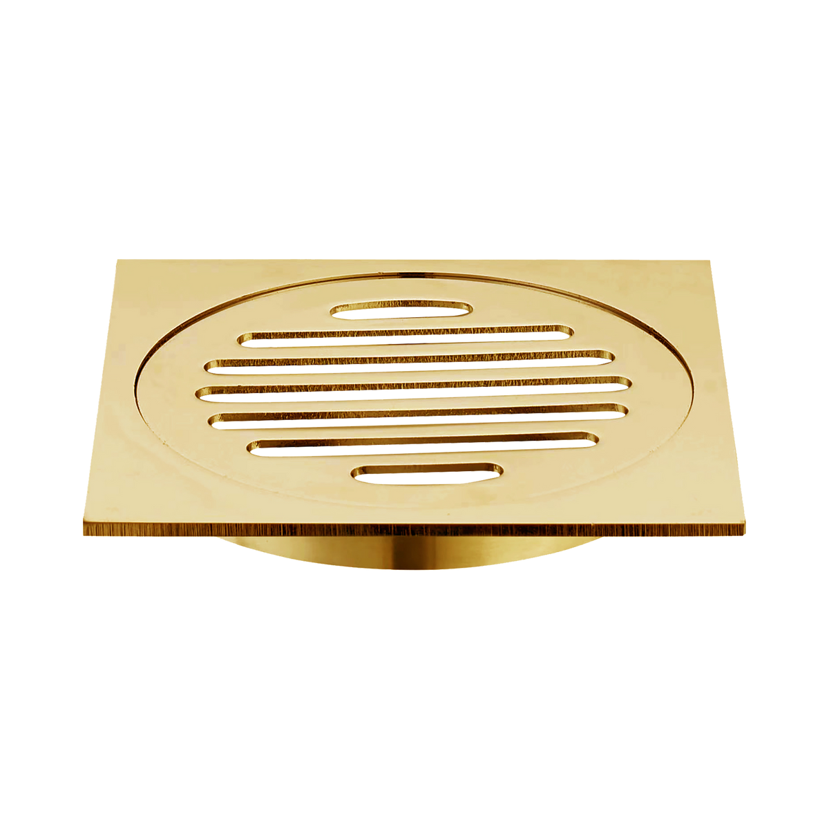 Grate Square 110 x 110 x 100mm Brushed Gold