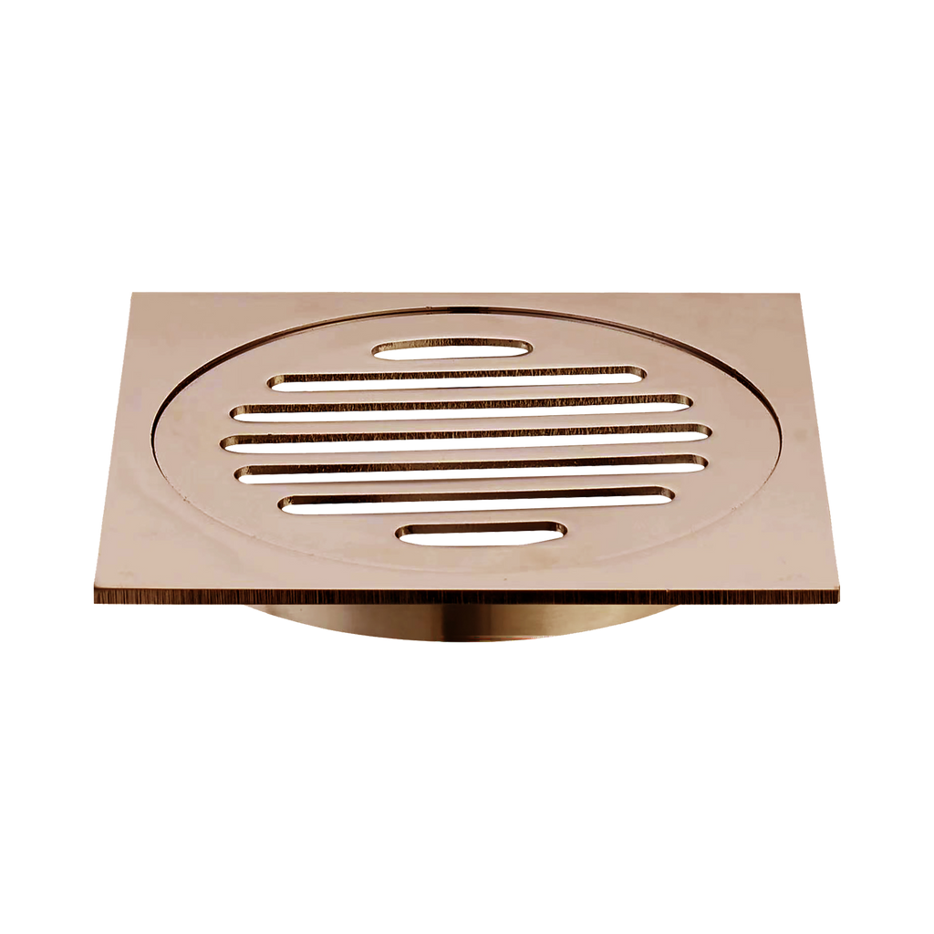 Grate Square 110 x 110 x 100mm Brushed Copper