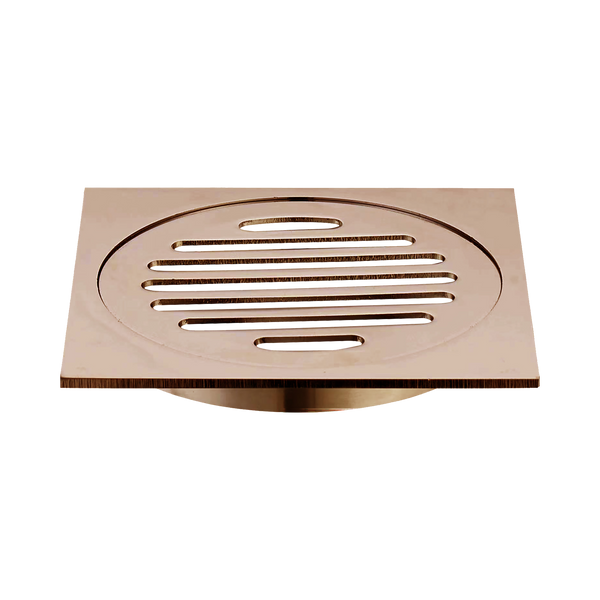 Grate Square 110 x 110 x 100mm Brushed Copper
