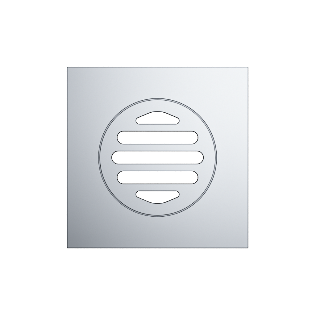 Grate Square110 x 110 x 80mm Chrome