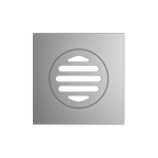 Grate Square 110 x 110 x 80mm Brushed Nickel
