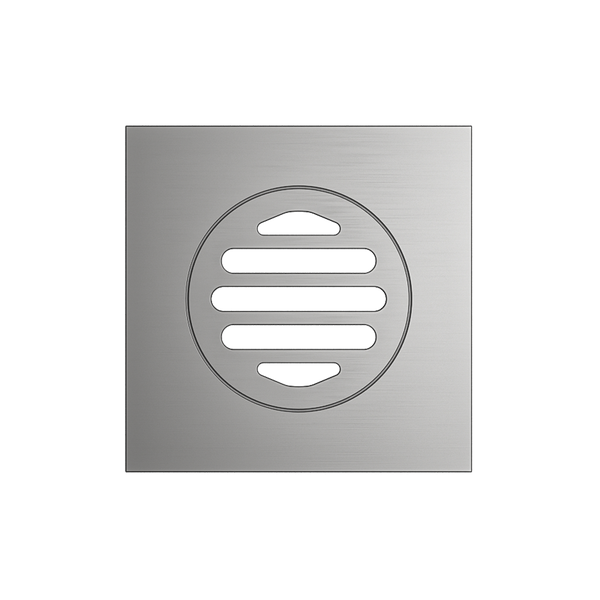 Grate Square 110 x 110 x 80mm Brushed Nickel
