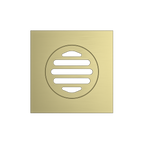 Grate Square 110 x 110 x 80mm Brushed Gold