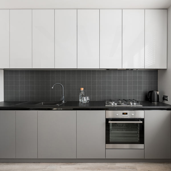 Coal Speckle Textured Mosaic - lifestyle view
