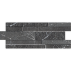 Marmi Marble Black Textured Tile