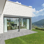 Marble White Textured Tile - lifestyle view