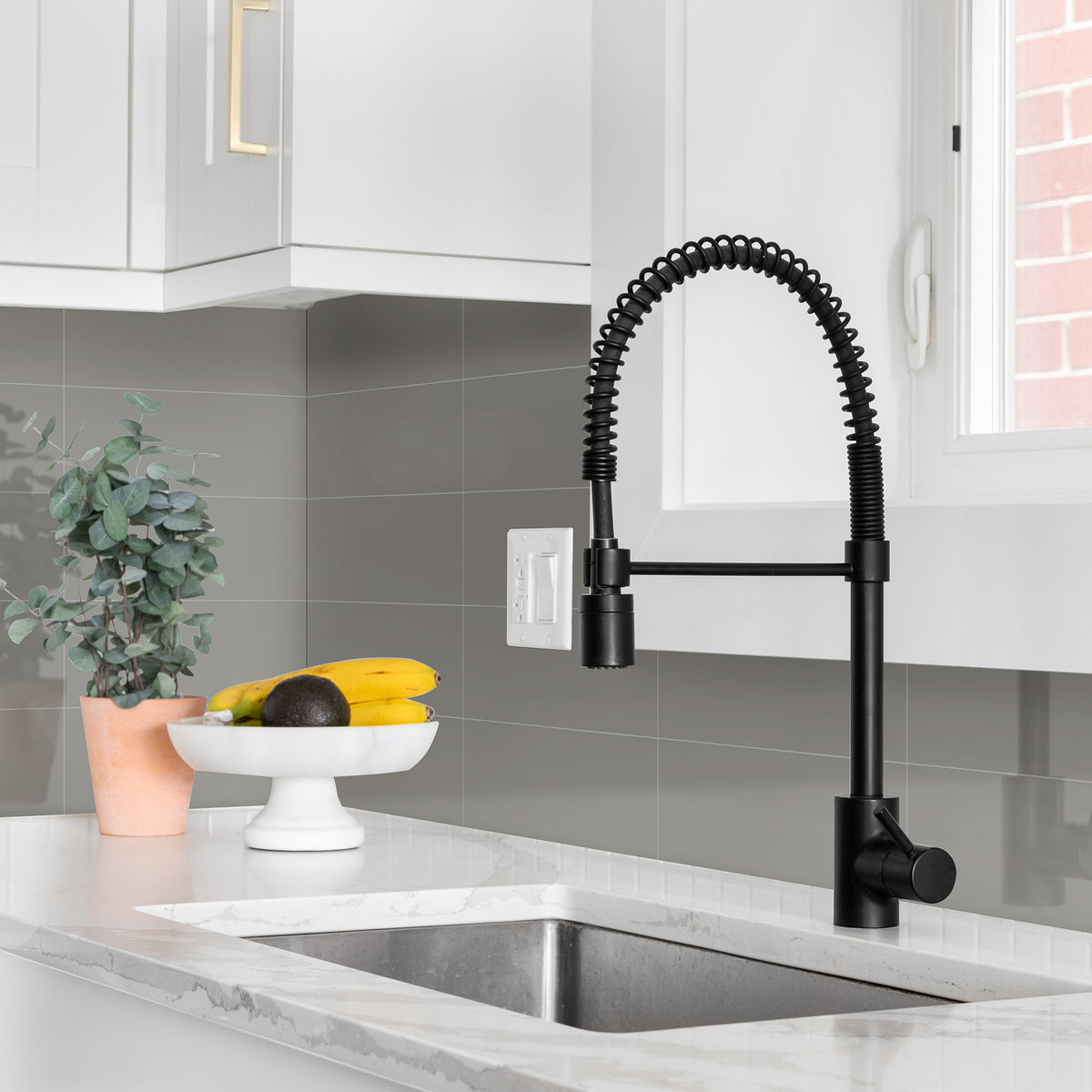 Greige Gloss Tile - lifestyle view