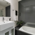 Dark Grey Gloss Tile - lifestyle view