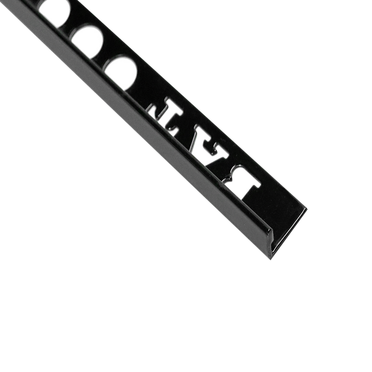 Aluminium L Gloss Black 8 x 3000mm