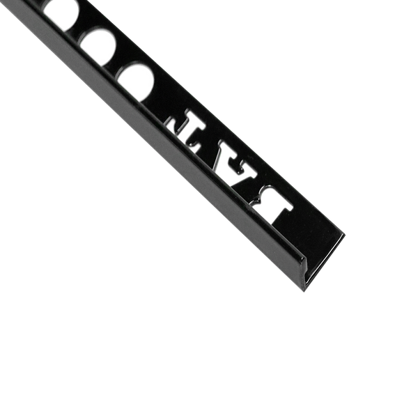 Aluminium L Gloss Black 8 x 3000mm