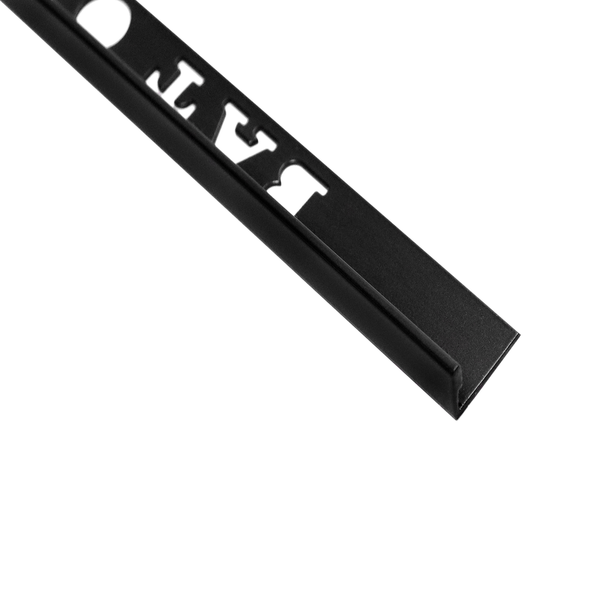 Aluminium L Matt Black 10 x 3000mm