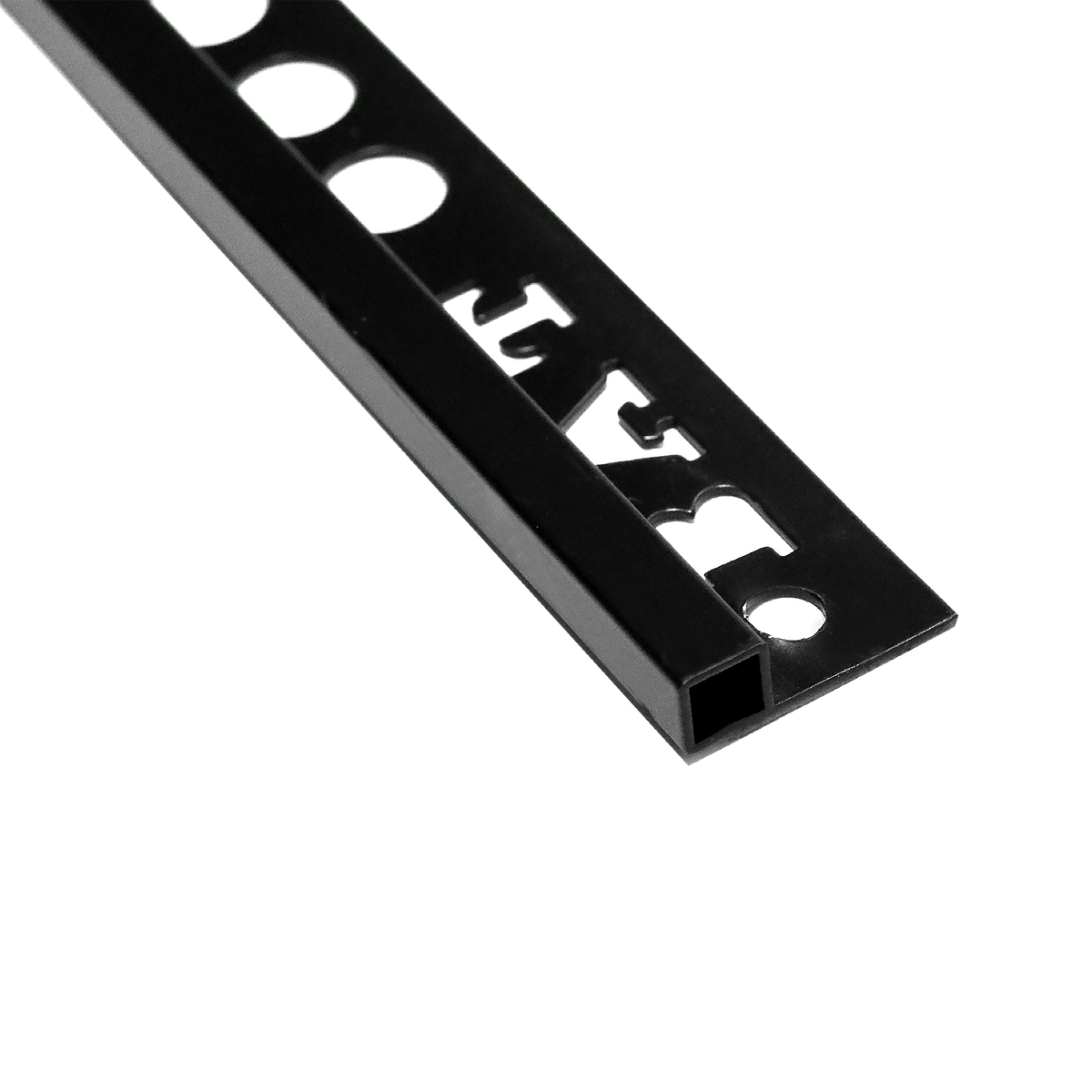 Aluminium Square Matt Black 10.5 x 3000mm
