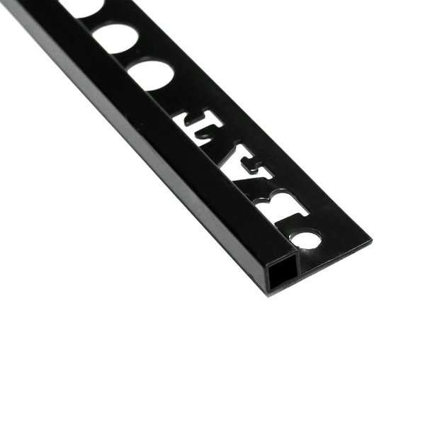 Aluminium Square Matt Black 10.5 x 3000mm