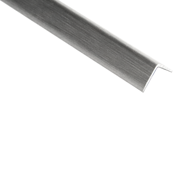 CoPro Corner Protection Trim Linished Silver 10 x 10 x 3000mm