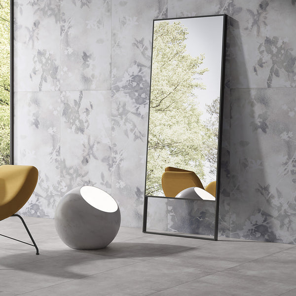 Shadow Grey Matt Tile (Pack of 2) - lifestyle view