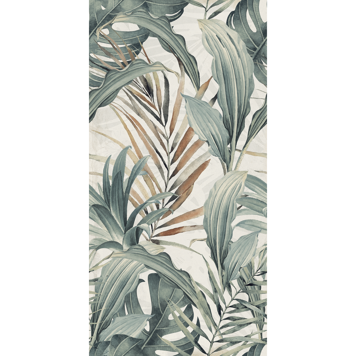 Botanic Felce Green HiLite Matt Tile (Pack of 2)