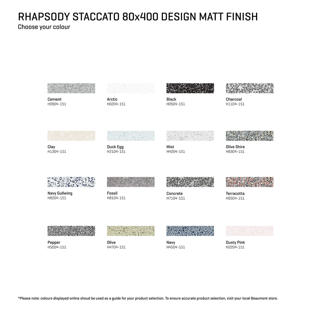 Rhapsody Staccato Textured Tile