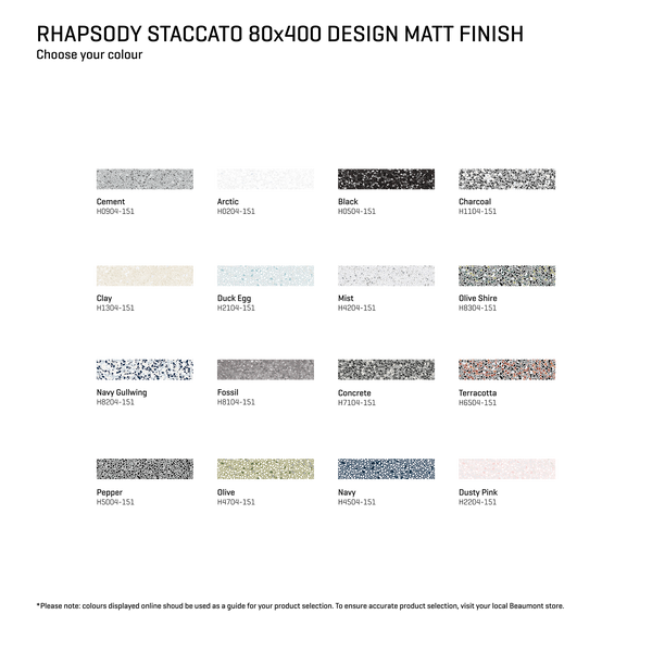 Rhapsody Staccato Textured Tile