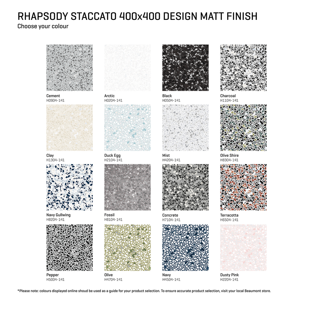 Rhapsody Staccato Textured Tile