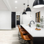 Travertine Bone Matt Tile - lifestyle view