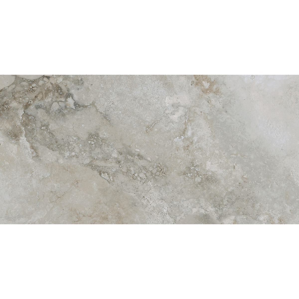 Travertine Greige Textured Tile Sample