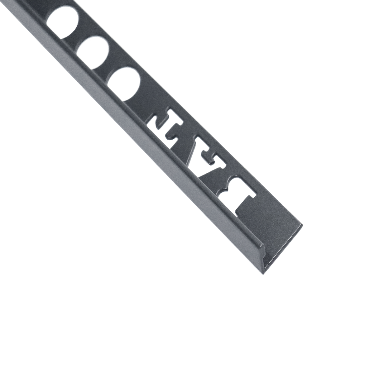 Aluminium L Matt Gun Metal 10 x 3000mm