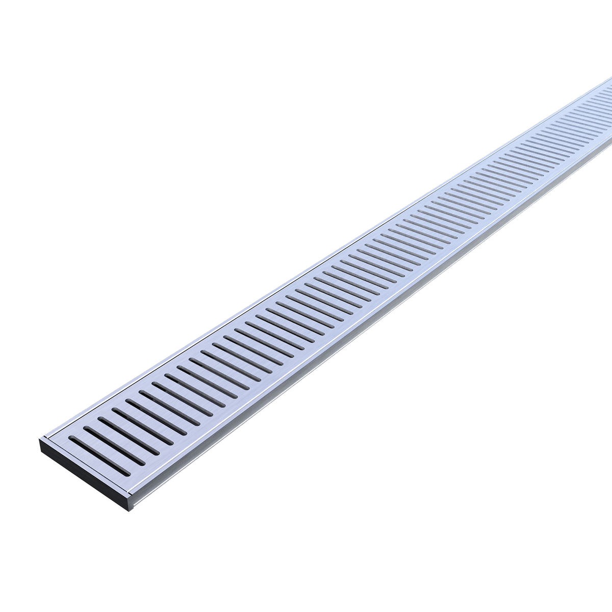 Aluminum Grate Brushed Silver 3000 x 100 x 14mm