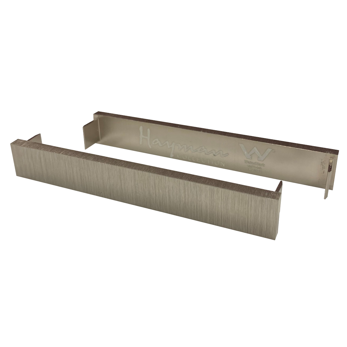 Aluminum End Caps Brushed Nickel 14mm 2 Pack
