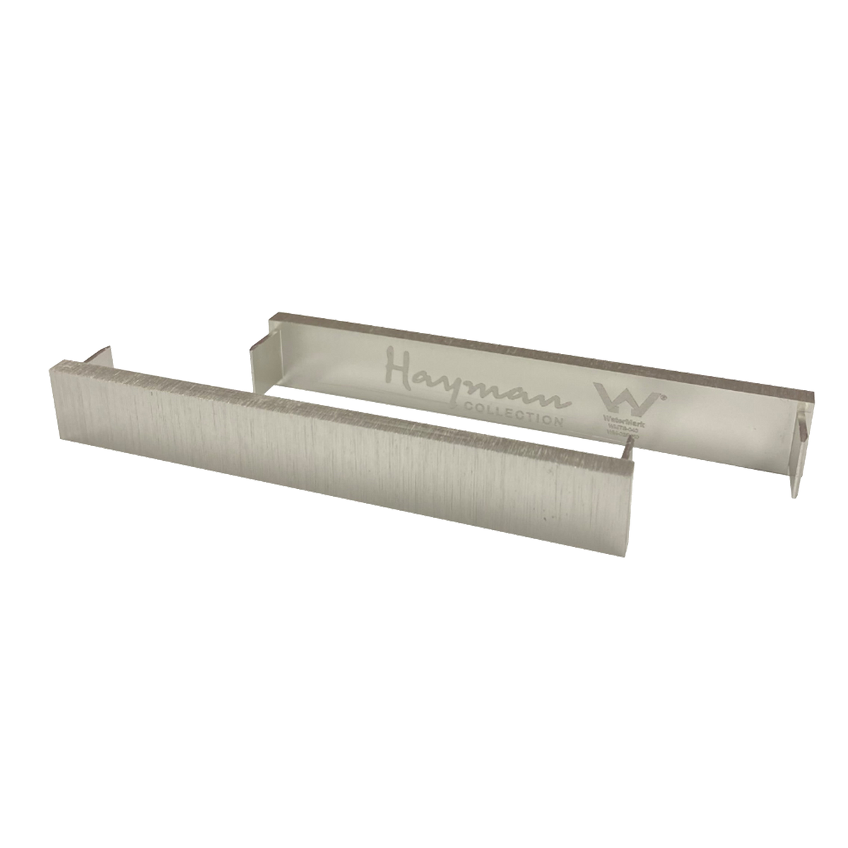 Aluminum End Caps Brushed Silver 14mm 2 Pack