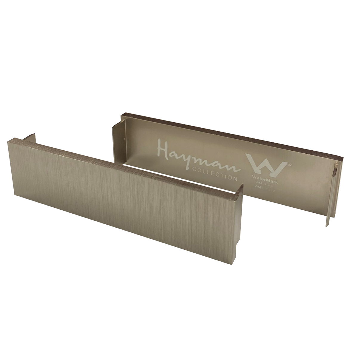 Aluminum End Caps Brushed Nickel 26mm 2 Pack