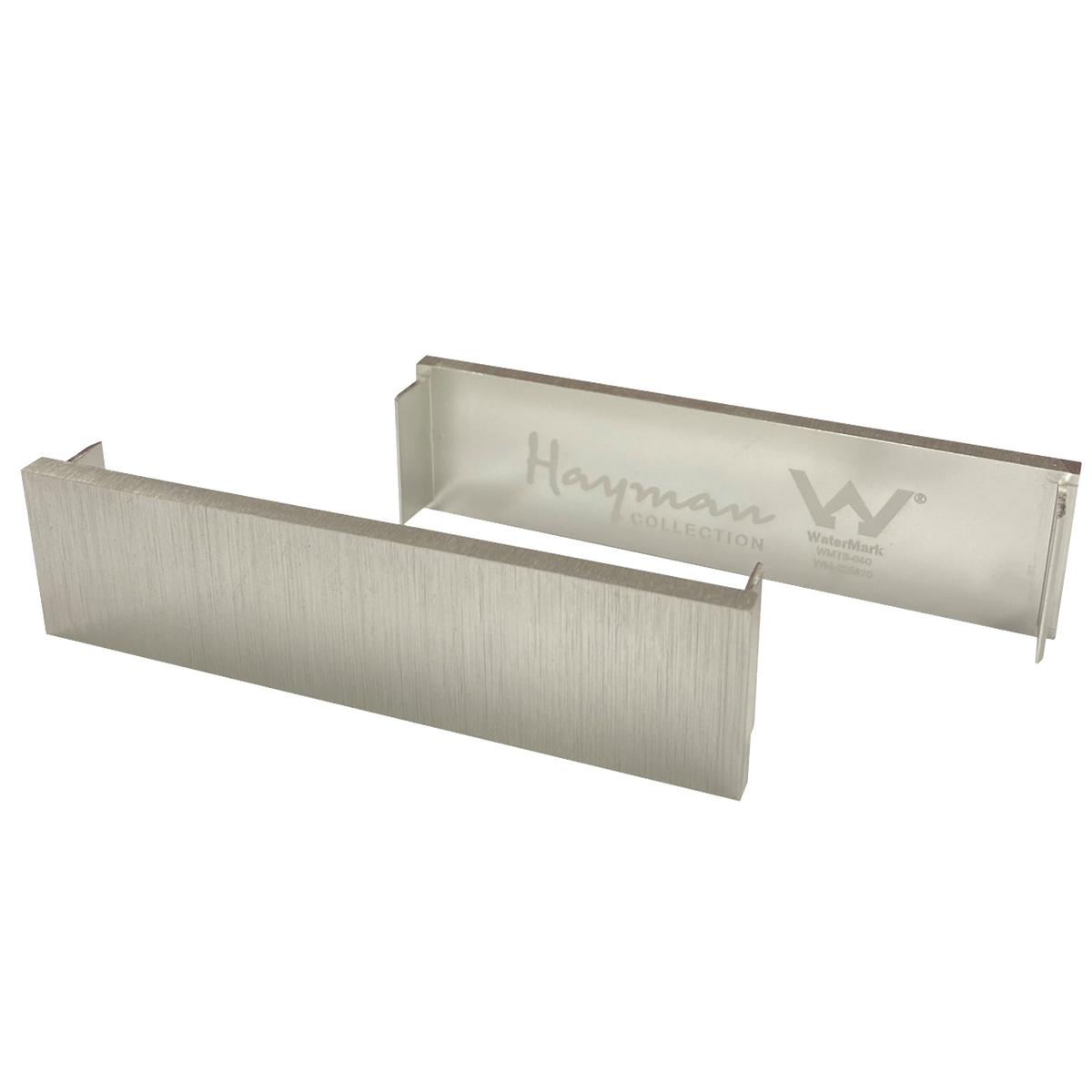 Aluminum End Caps Brushed Silver 26mm 2 Pack