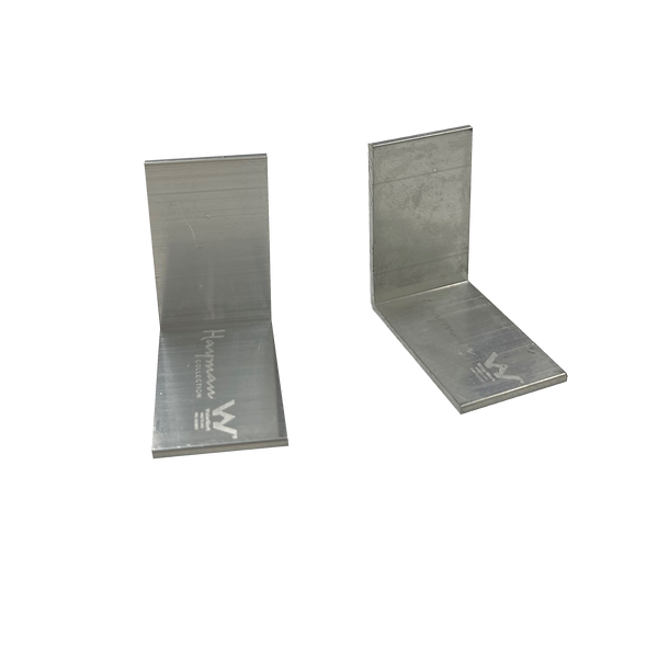 Aluminum 90 Deg Joiner Nickel/Silver 21mm 2 Pack