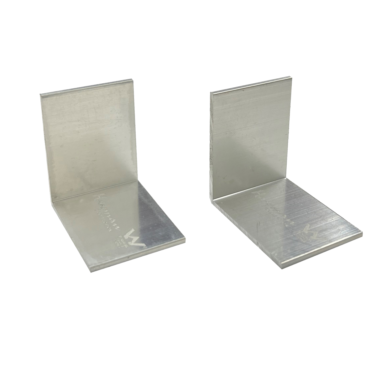 Aluminum 90 Deg Joiner Nickel/Silver 26mm 2 Pack