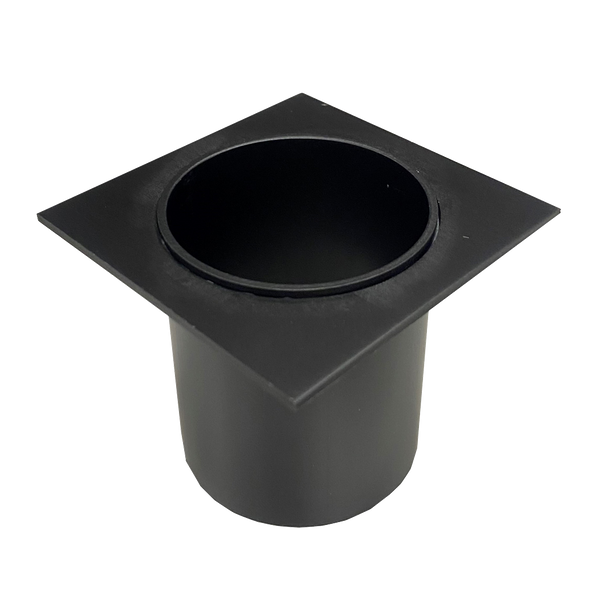 Aluminum Outlet Black/Gunmatal 40mm