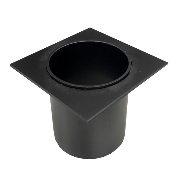 Aluminum Outlet Black/Gunmetal 45mm