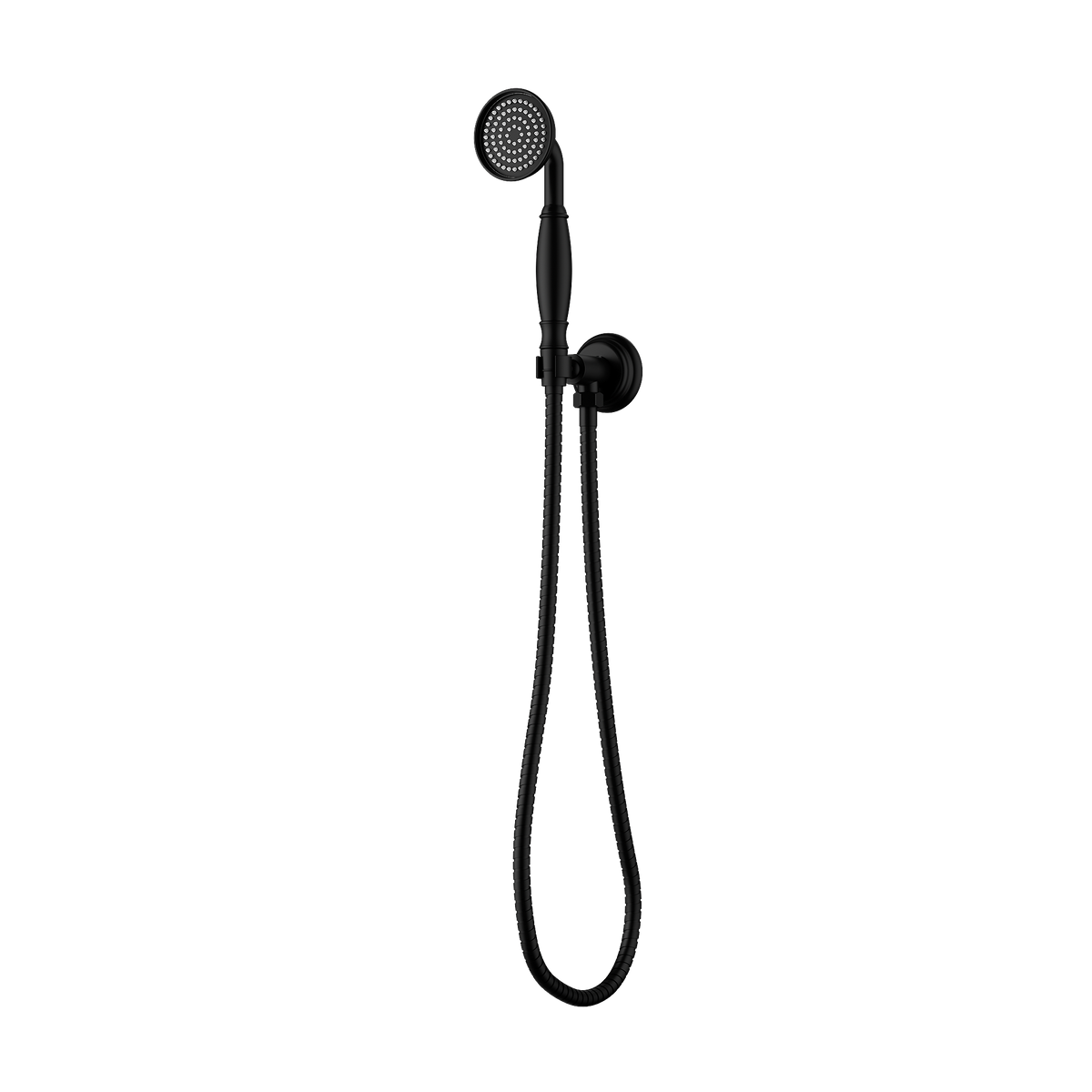 Handshower On Elbow Matt Black